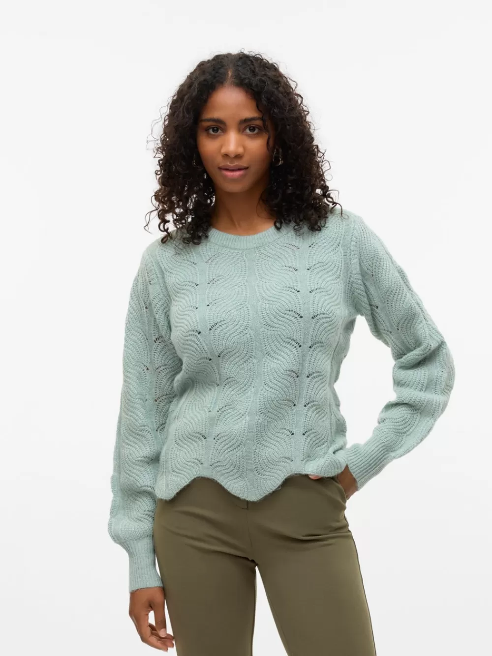 VERO MODA VMESTELLE Neulepuserot Jadeite Fashion