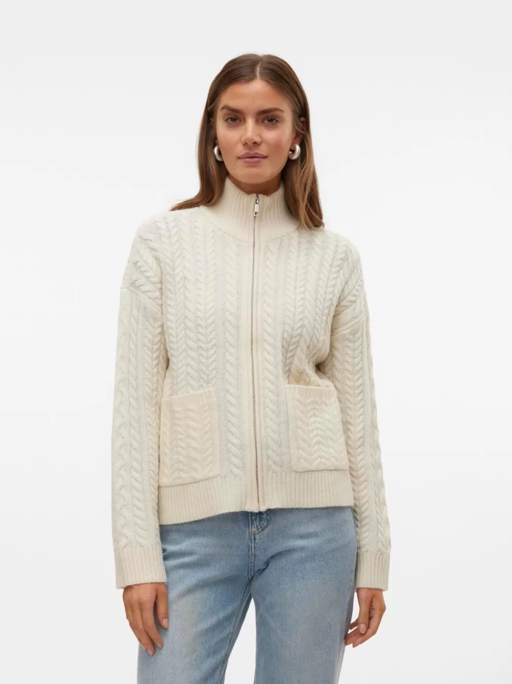 VERO MODA VMESTHER Neuletakit Birch Best Sale