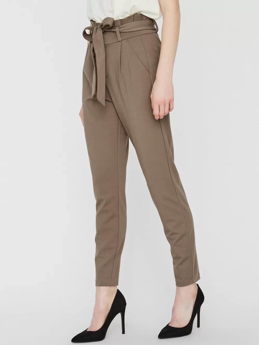 VERO MODA VMEVA Korkea vyötärö Housut Bungee Cord Clearance
