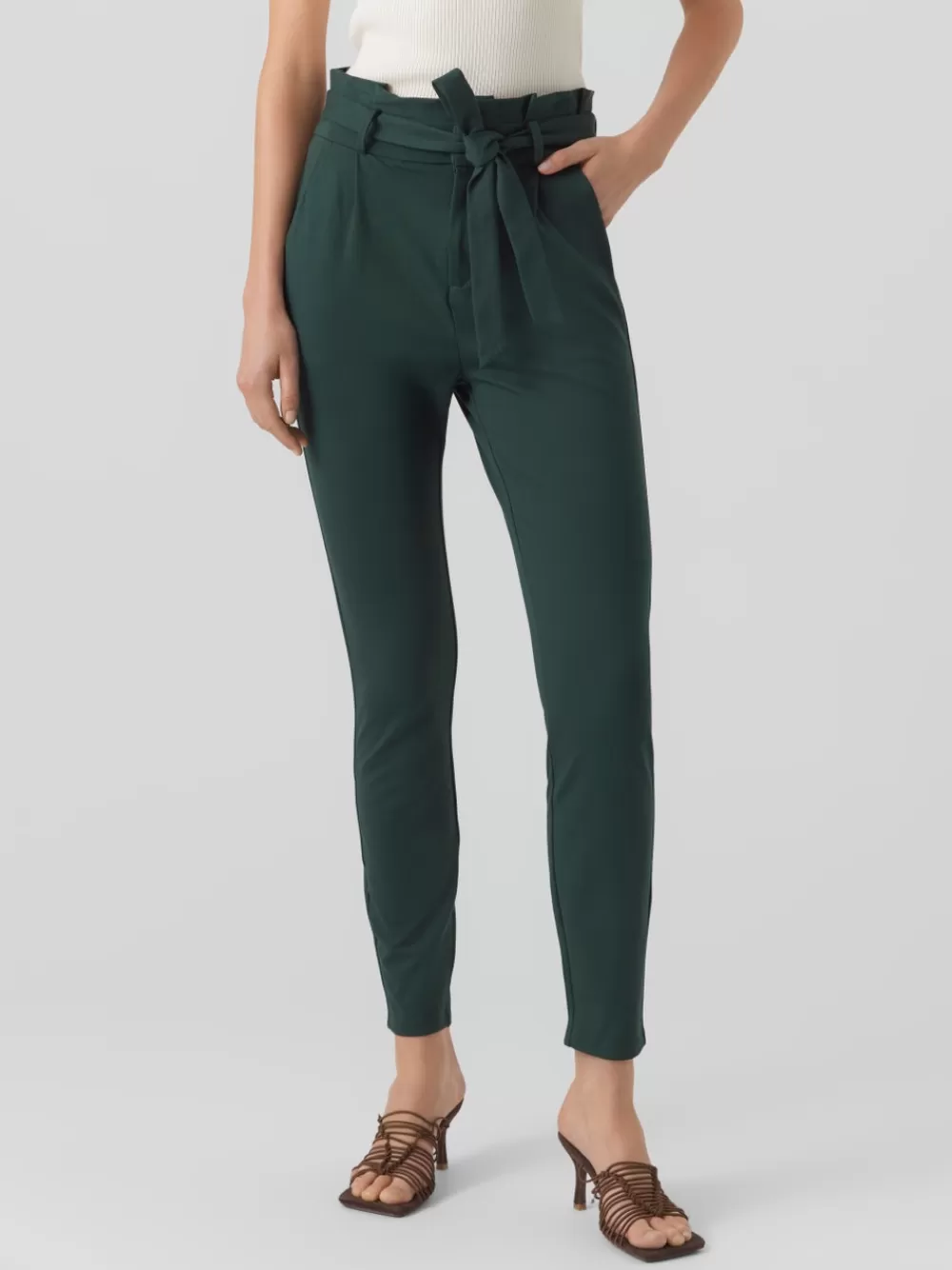 VERO MODA VMEVA Korkea vyötärö Housut Pine Grove Online