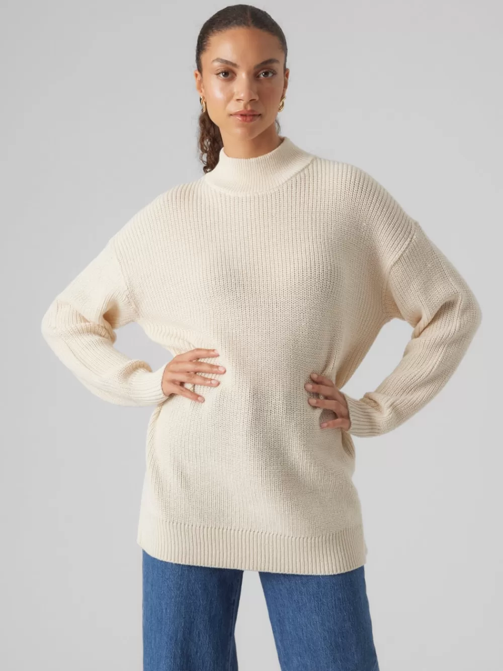 VERO MODA VMFABULOUS Neulepuserot Birch Hot