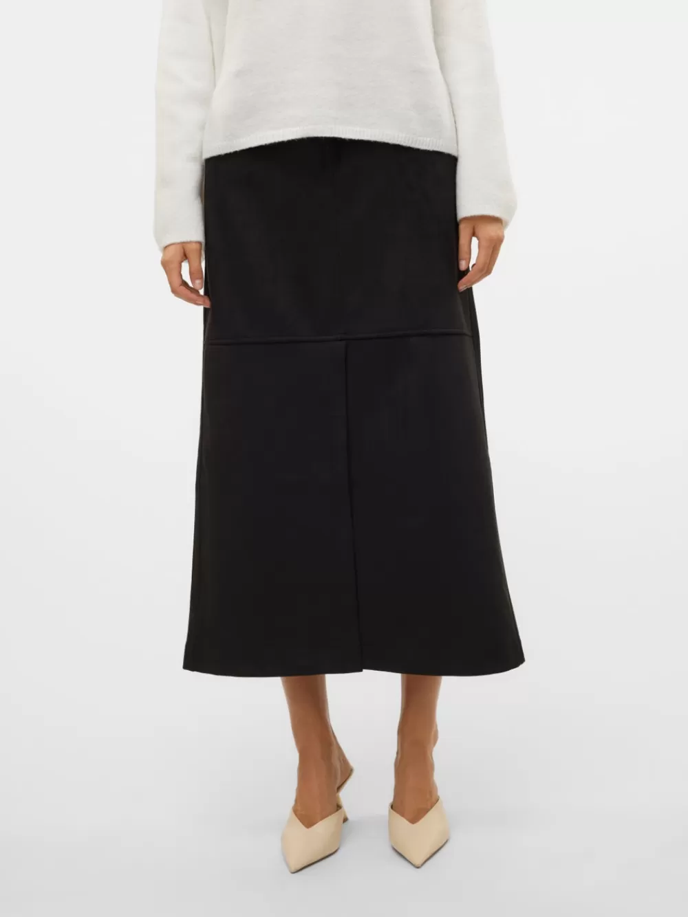 VERO MODA VMFIE Normaali vyötärö Pitkä hame Black Sale