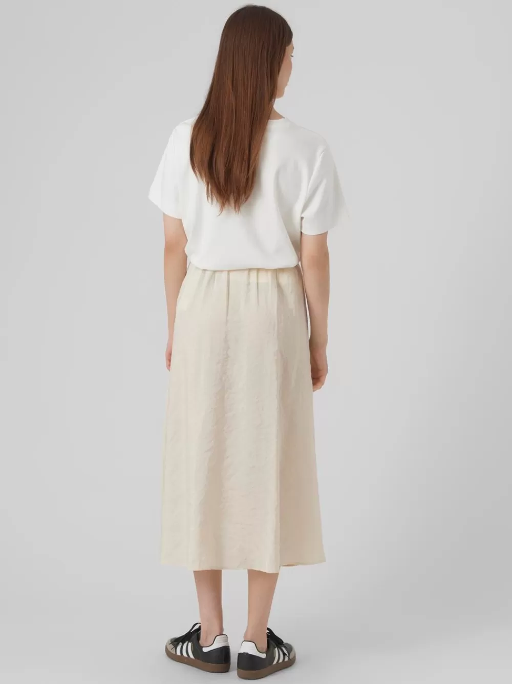 VERO MODA VMFLORENCE Korkea vyötärö Pitkä hame Birch Sale