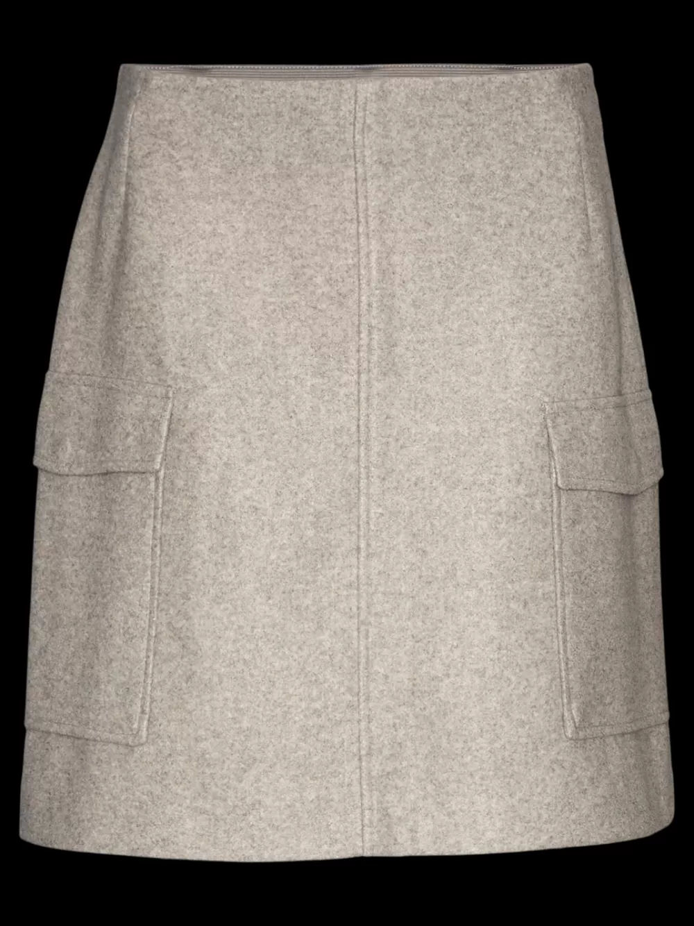VERO MODA VMFORTUNEEMMY Lyhyt hame Silver Mink Outlet