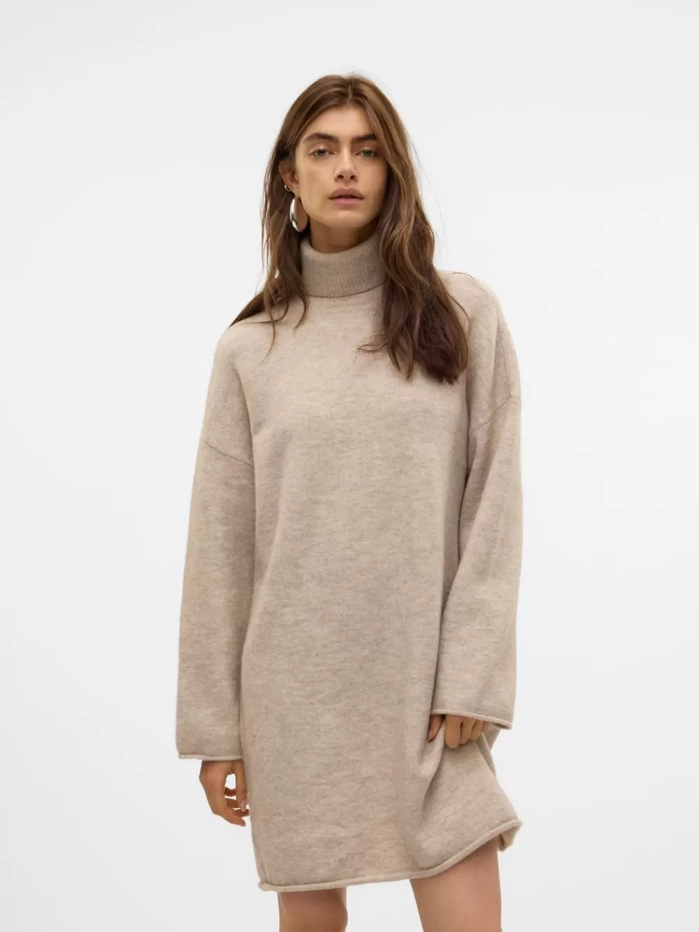 VERO MODA VMGEMMA Lyhyt mekko Plaza Taupe Hot