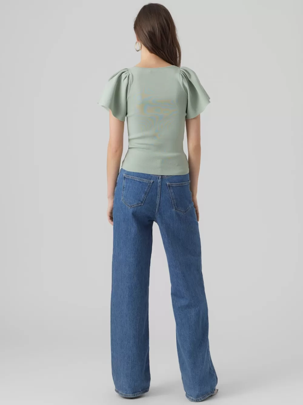 VERO MODA VMGINNY Neulepuserot Jadeite Discount