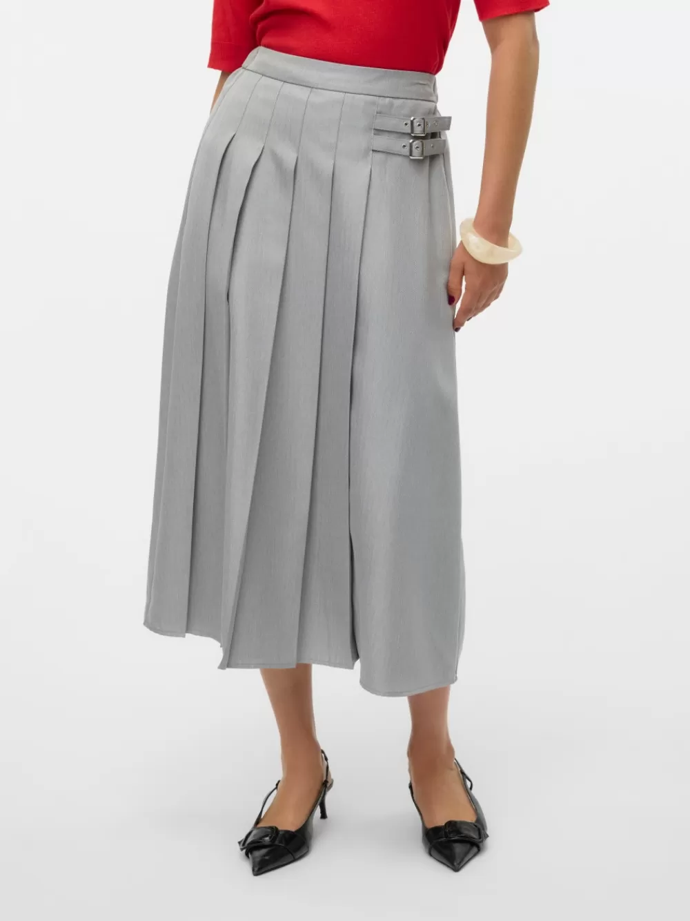 VERO MODA VMHELGA Korkea vyötärö Pitkä hame Griffin Hot
