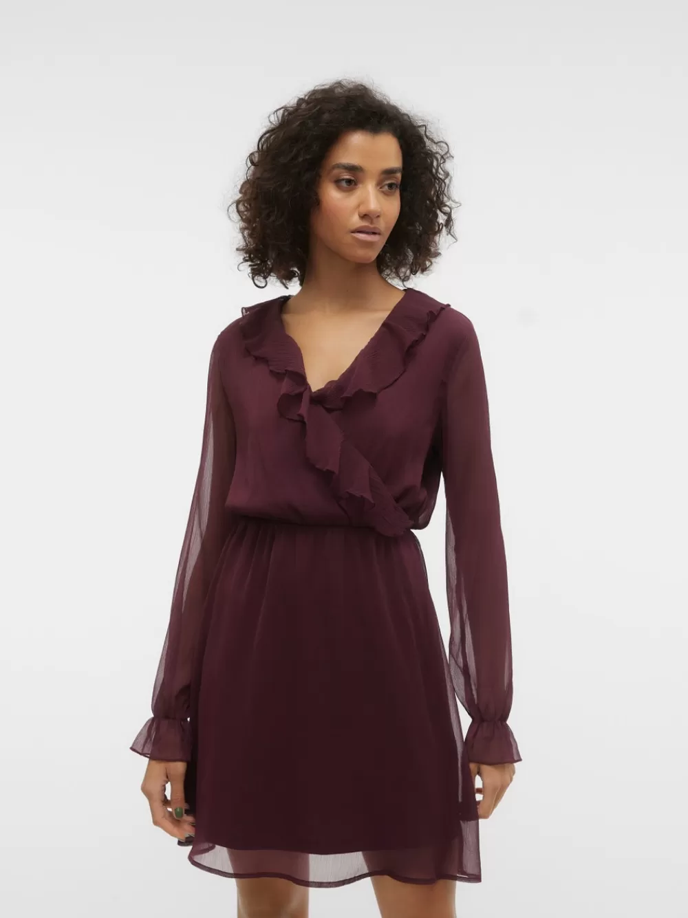 VERO MODA VMHILDA Lyhyt mekko Winetasting Best Sale