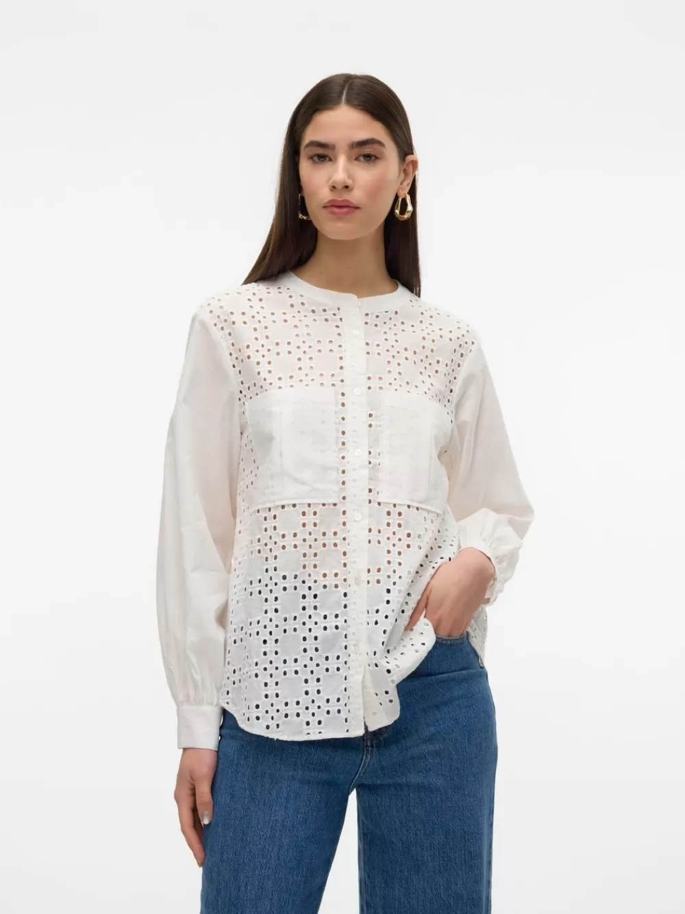 VERO MODA VMIGA Paidat Bright White Outlet