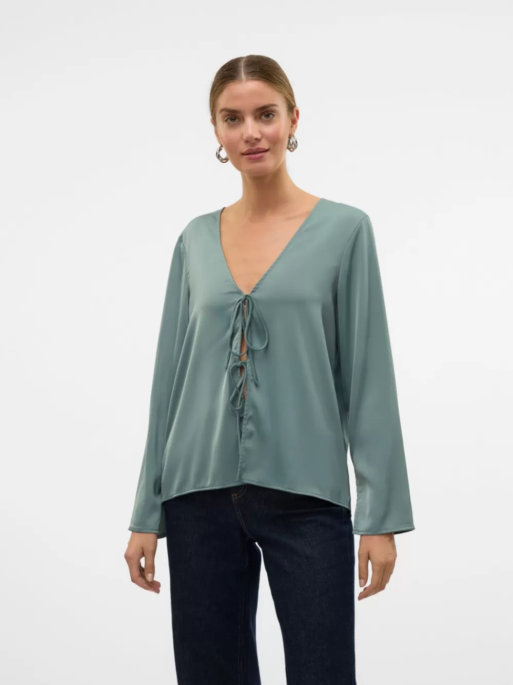 VERO MODA VMINE Topit Balsam Green Hot
