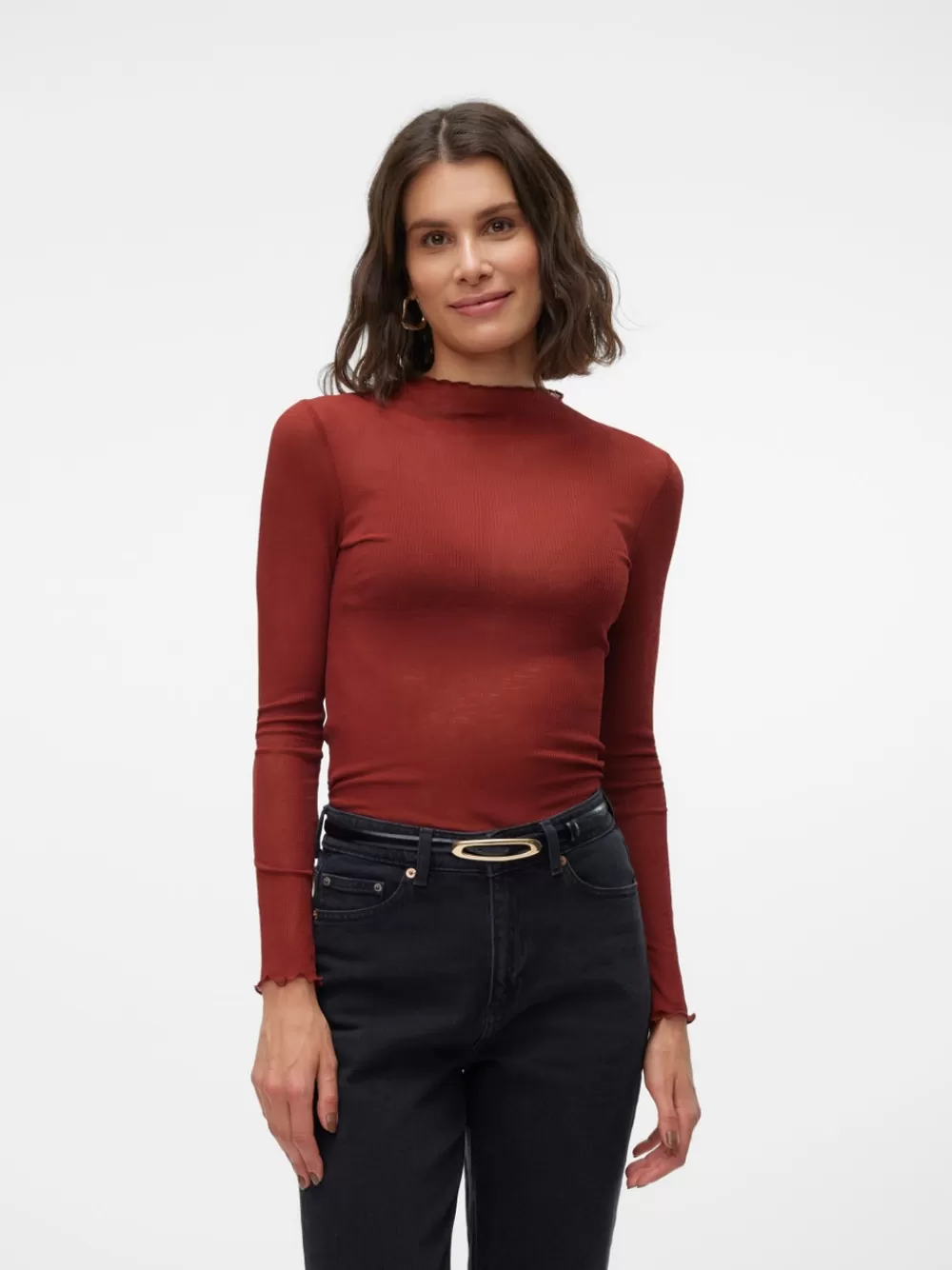 VERO MODA VMINES T-paidat Fired Brick Online