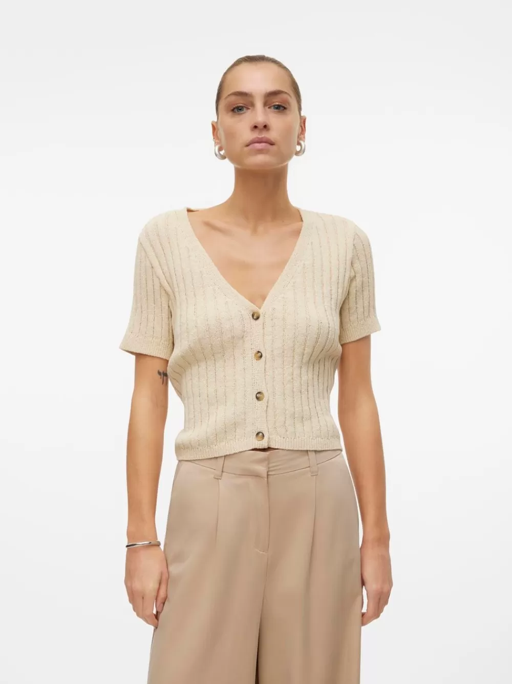 VERO MODA VMIRIT Neuletakit Oatmeal New