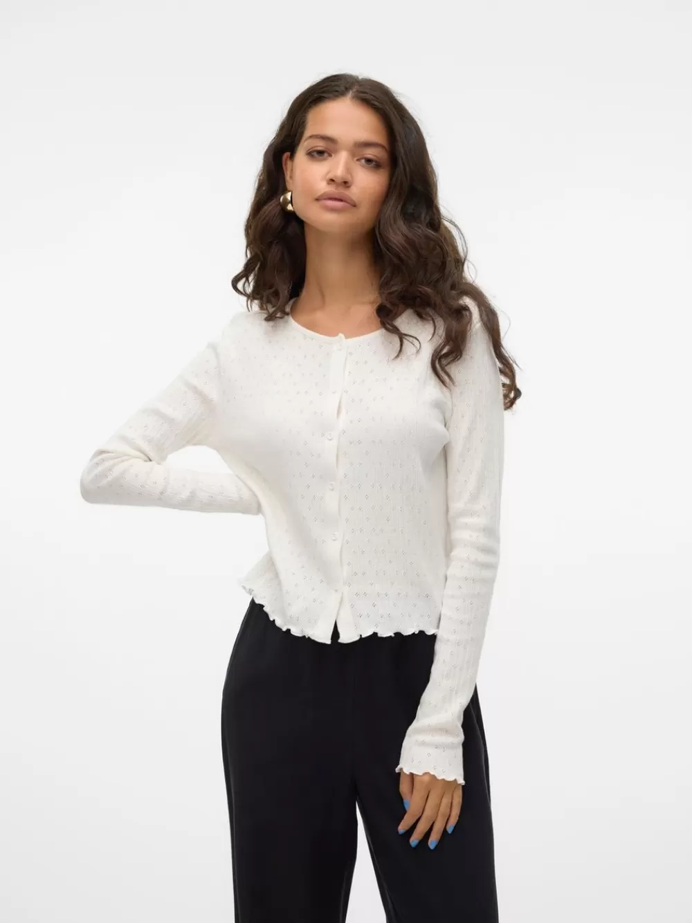 VERO MODA VMISA Neuletakit Bright White Fashion