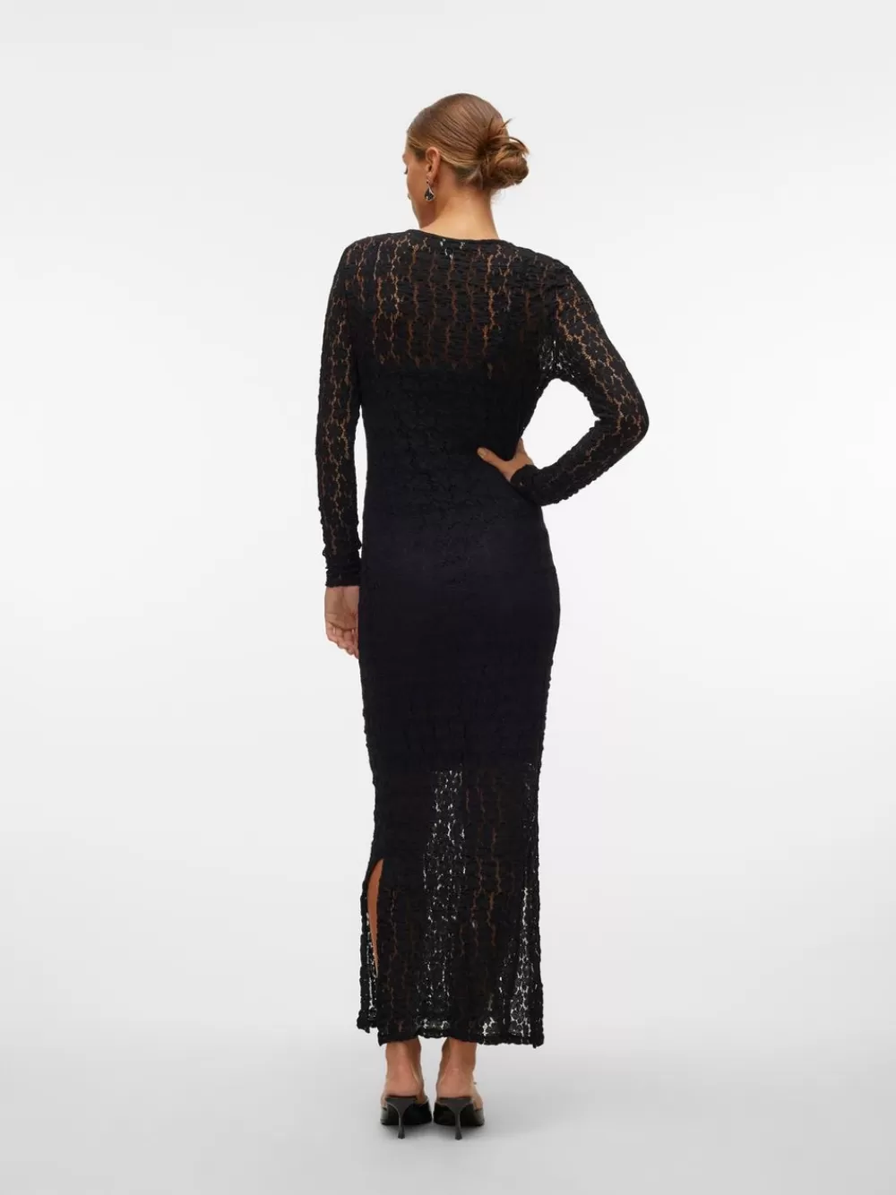 VERO MODA VMIVANIA Pitkä mekko Black Cheap