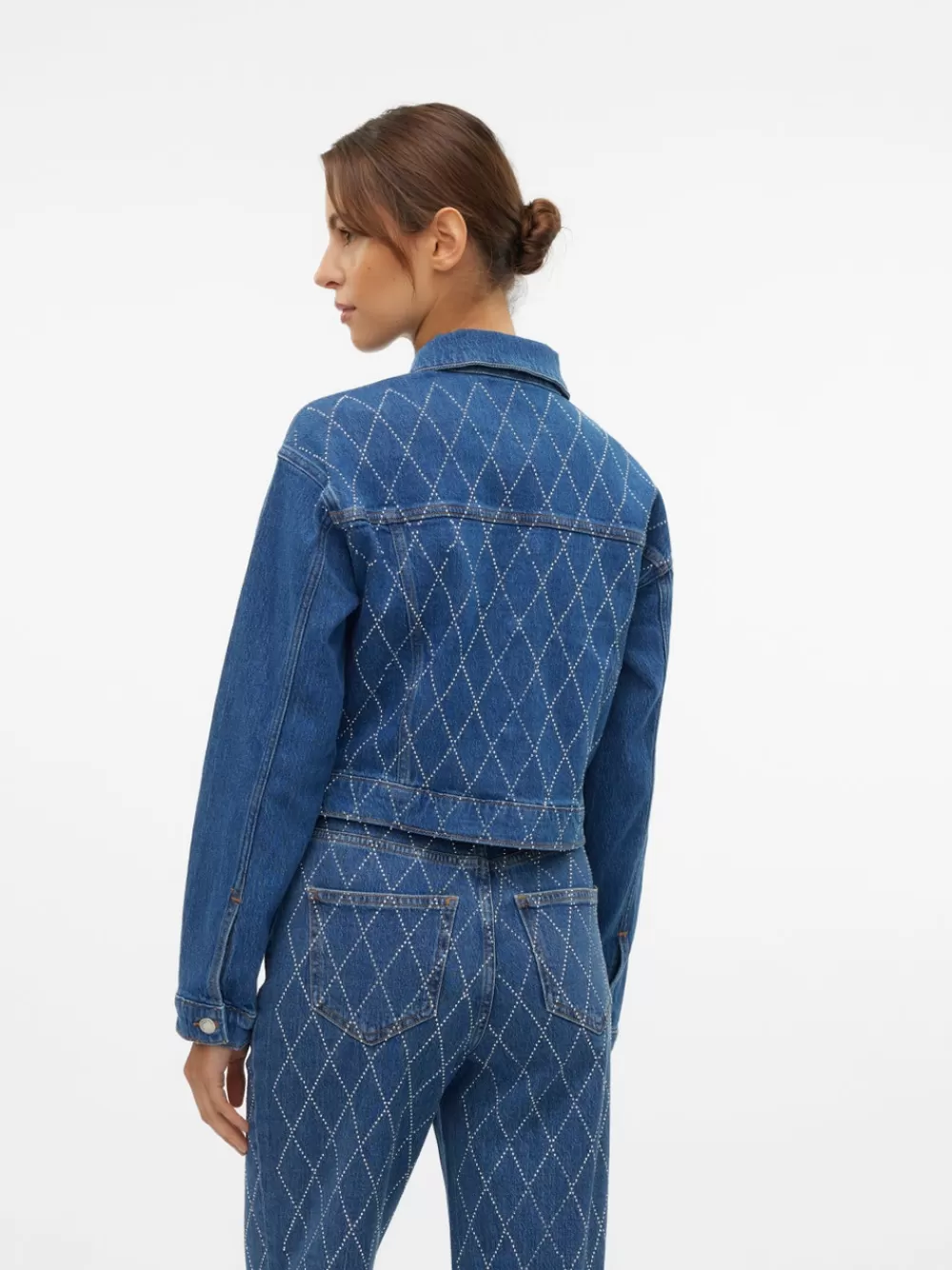 VERO MODA VMJESSI Farkkutakki Medium Blue Denim Outlet