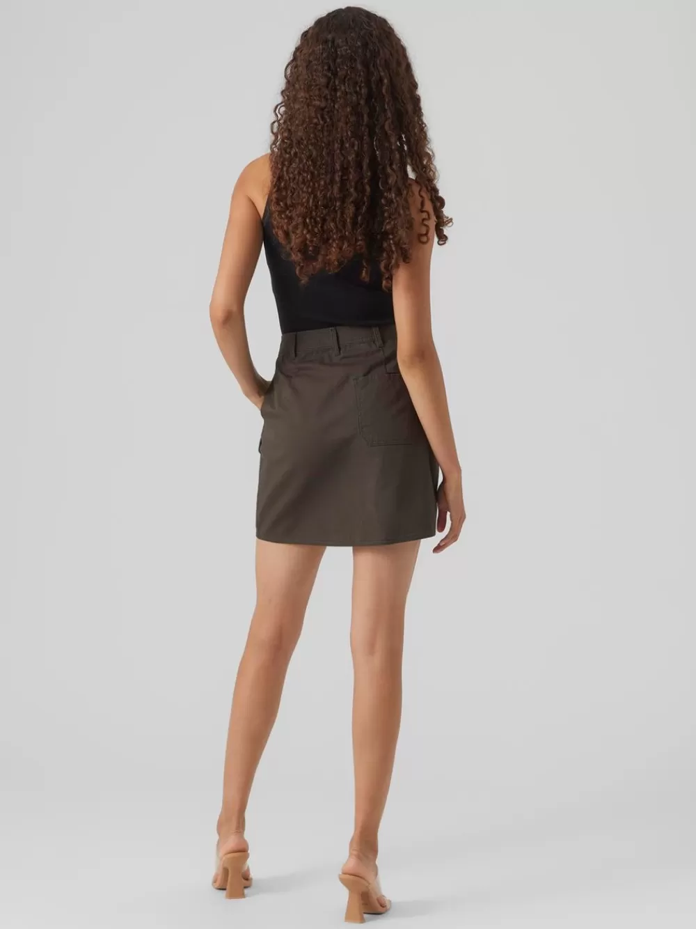 VERO MODA VMJOSIE Korkea vyötärö Minihame Peat Cheap