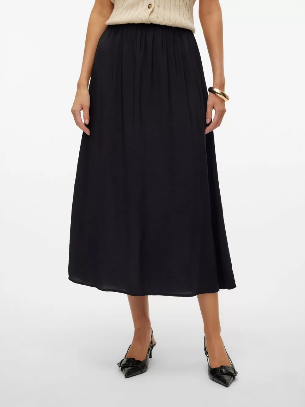 VERO MODA VMJOSIE Pitkä hame Black Hot