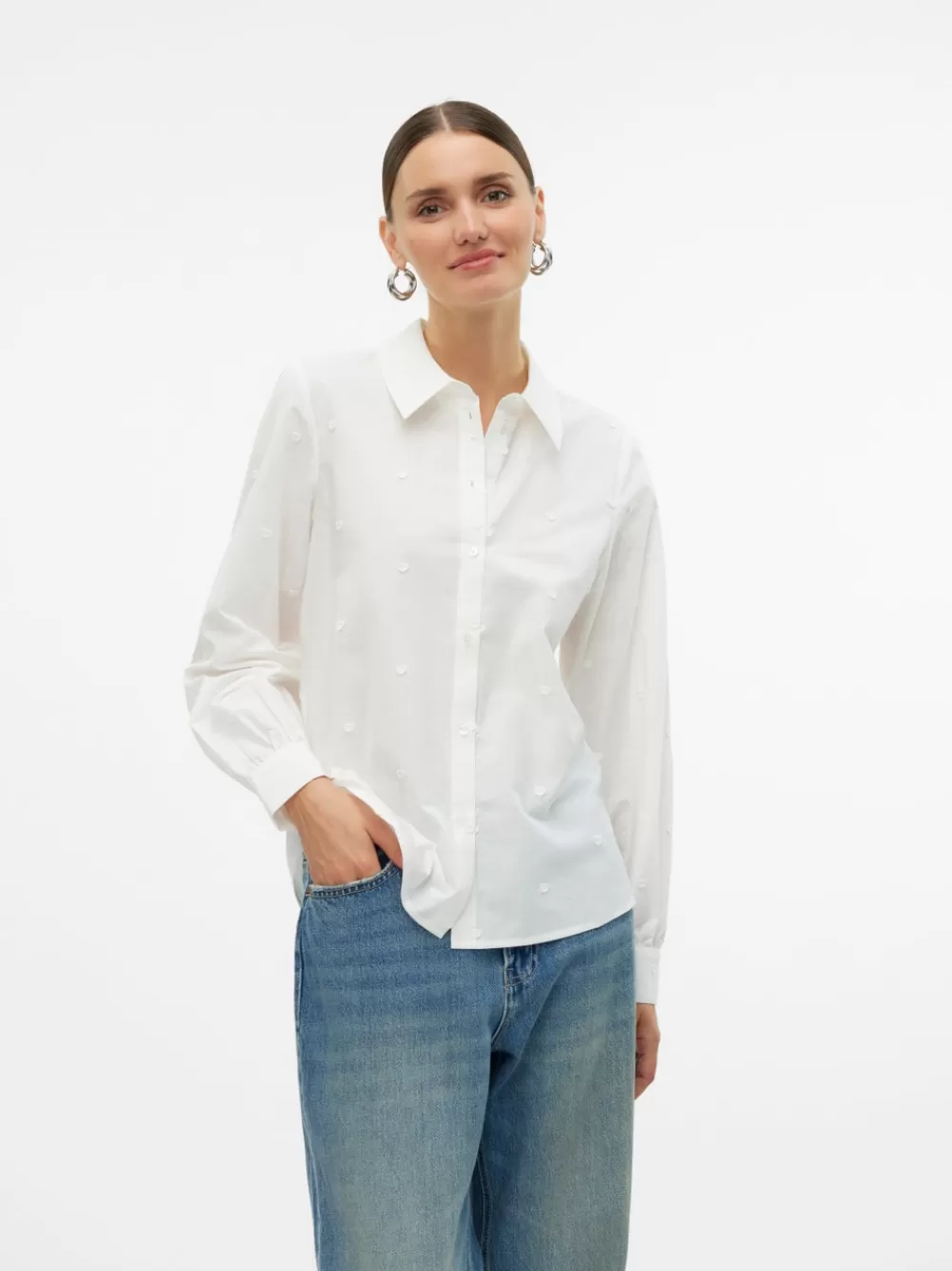 VERO MODA VMKELLY Paidat Bright White Outlet