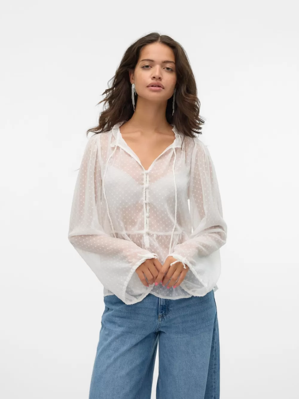 VERO MODA VMKIA Paidat Snow White Cheap