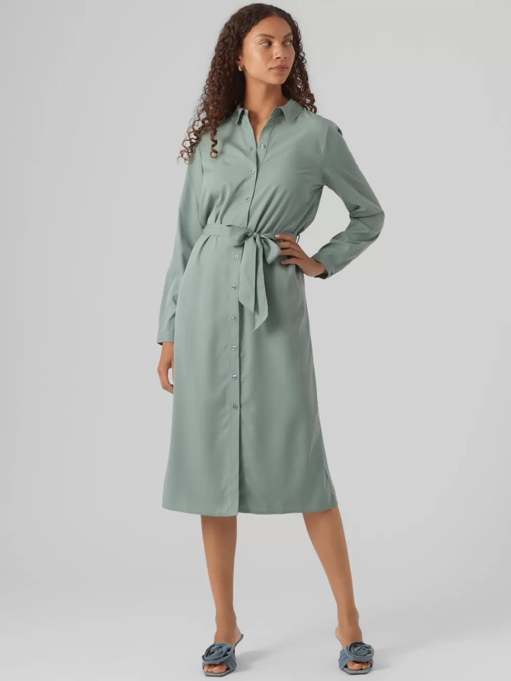 VERO MODA VMKIRA Pitkä mekko Chinois Green Best Sale