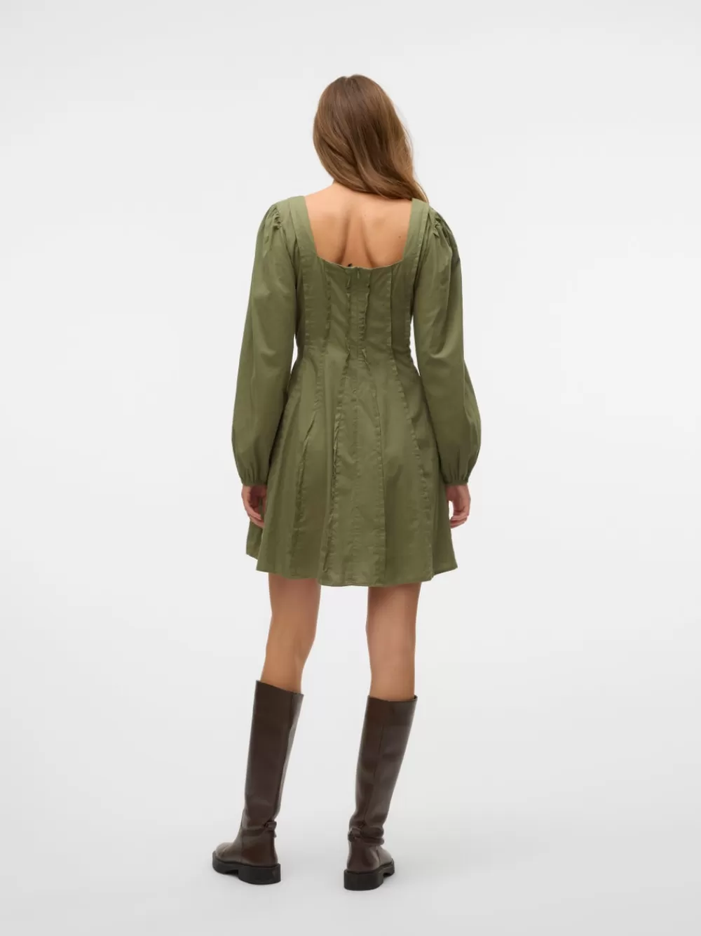 VERO MODA VMKLARA Lyhyt mekko Olivine Hot