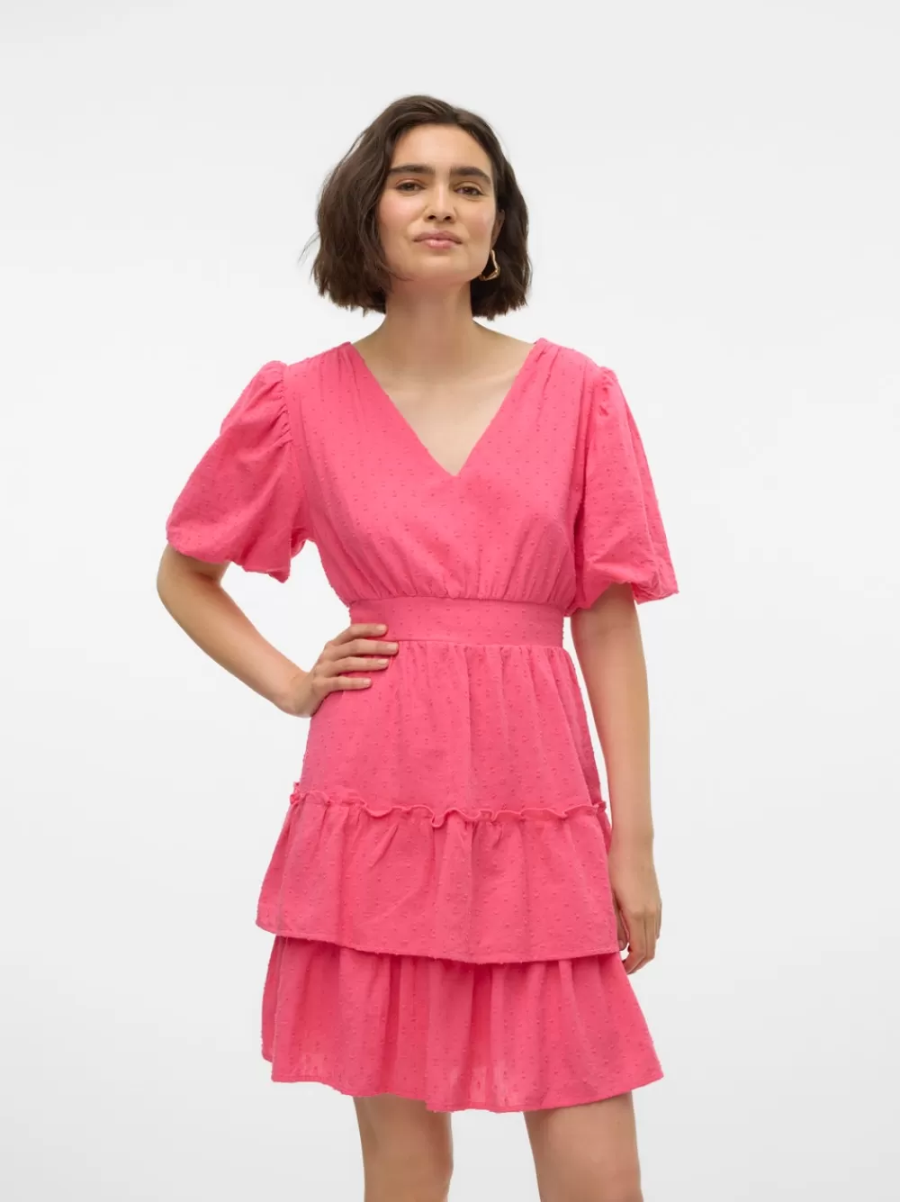 VERO MODA VMLARISA Lyhyt mekko Hot Pink Clearance