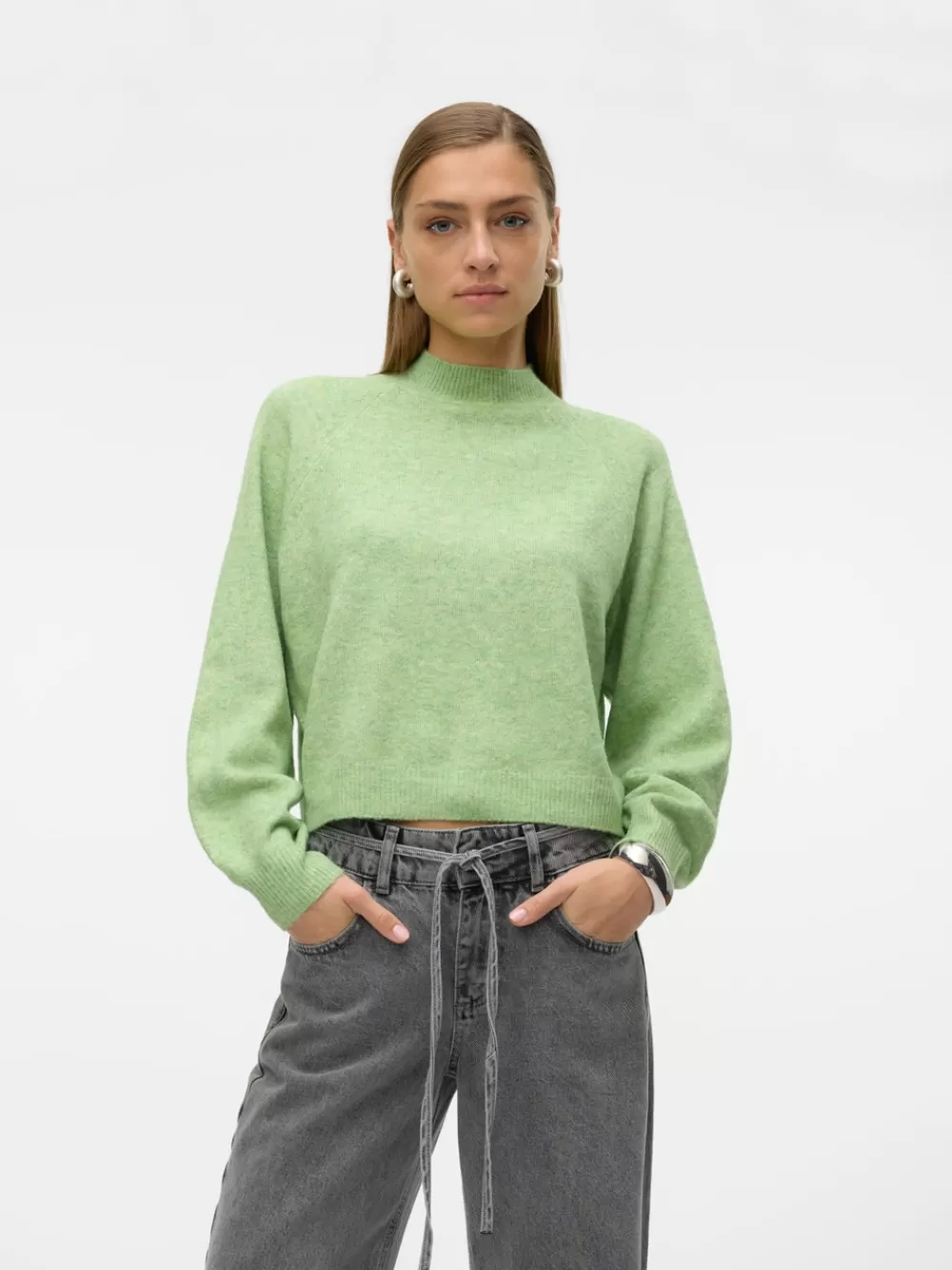 VERO MODA VMLEAF Neulepuserot Forest Shade Store