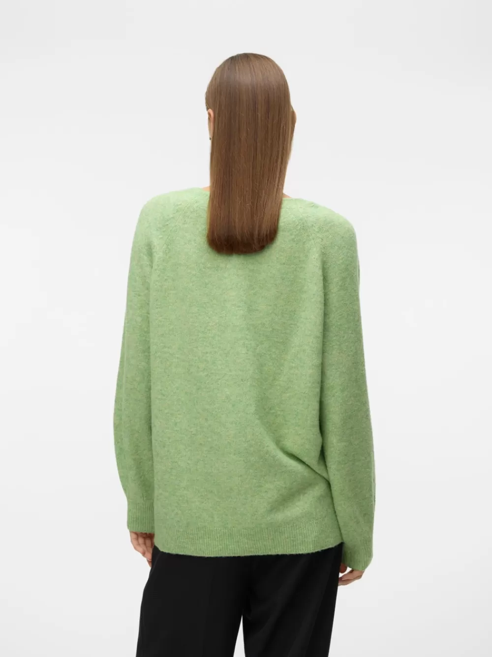 VERO MODA VMLEAF Neulepuserot Forest Shade Hot