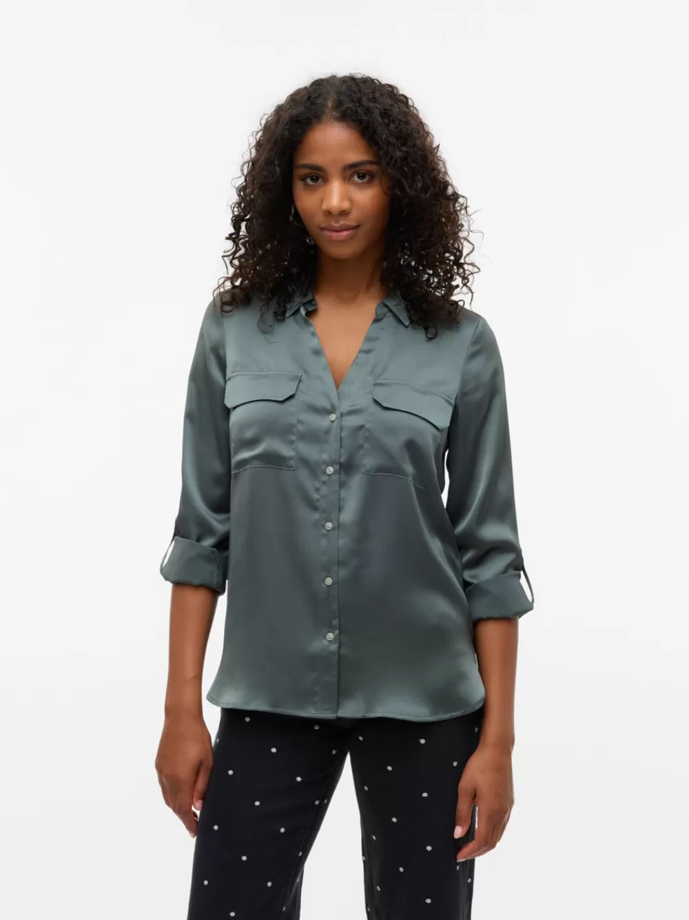 VERO MODA VMLOU Paidat Balsam Green Best