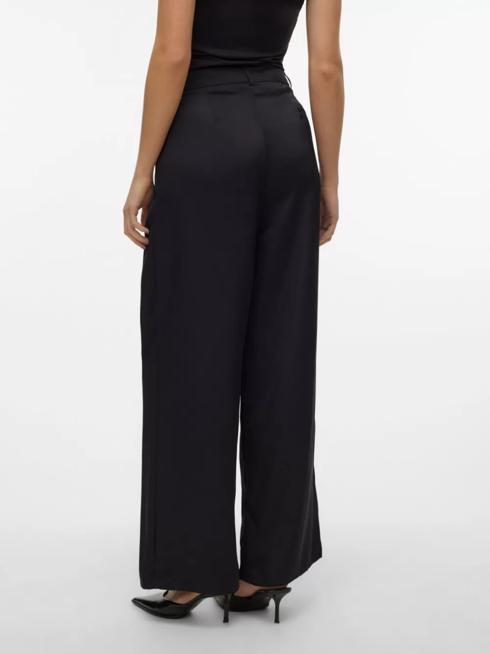 VERO MODA VMLOVIE Korkea vyötärö Housut Black Shop