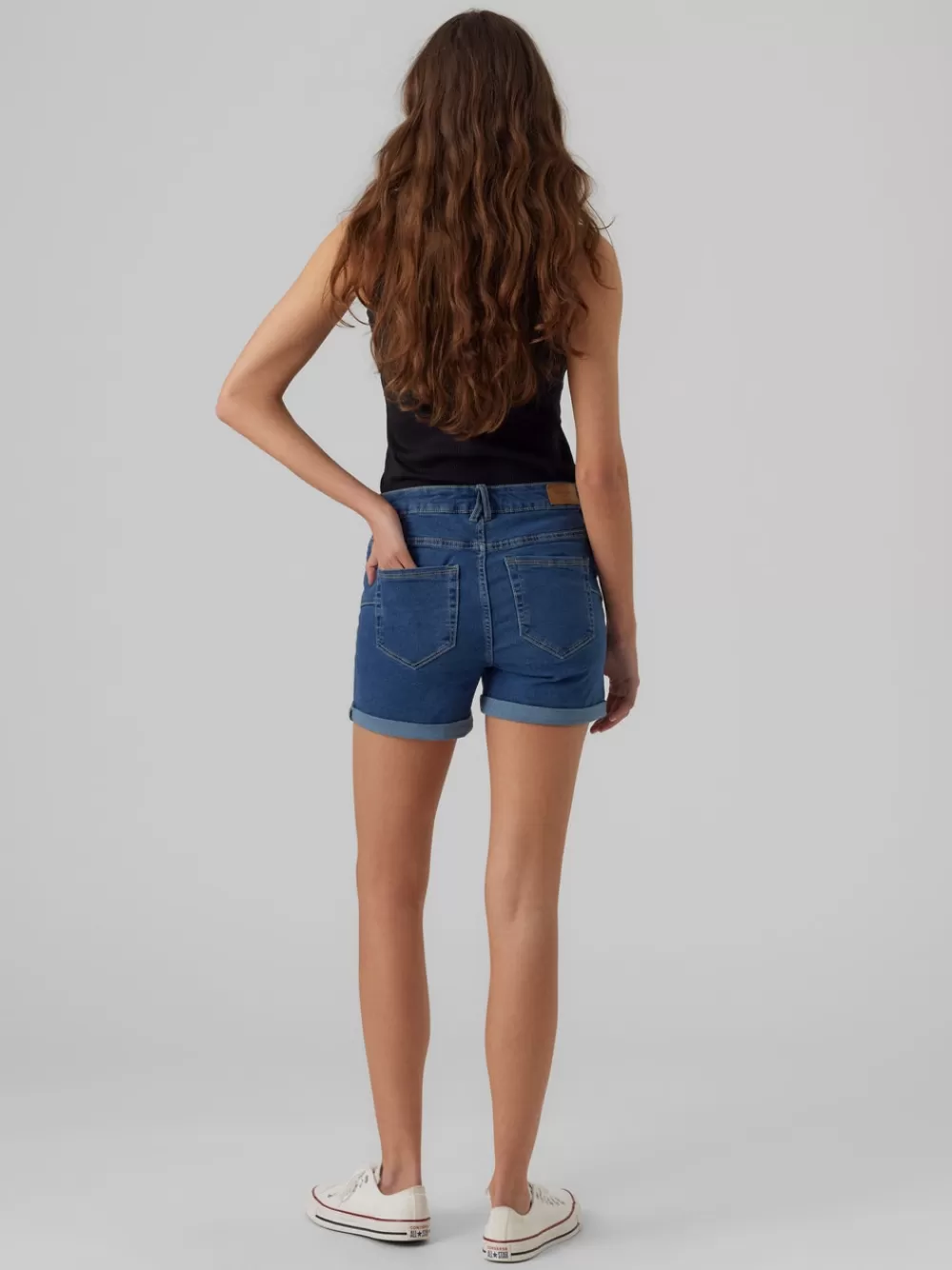 VERO MODA VMLUNA Shortsit Medium Blue Denim Outlet