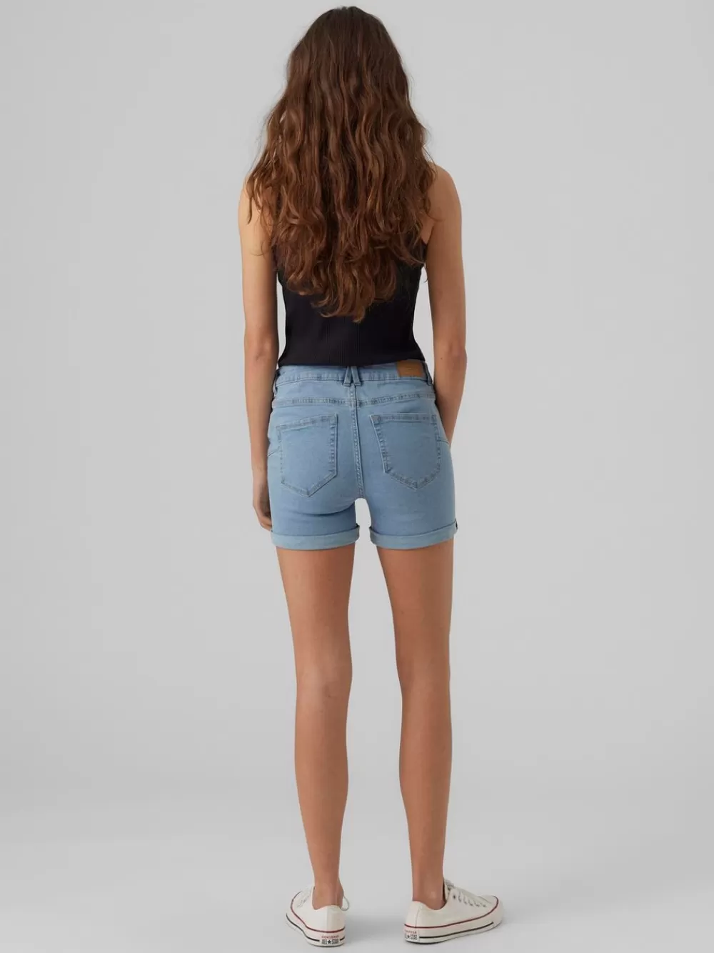 VERO MODA VMLUNA Shortsit Light Blue Denim New