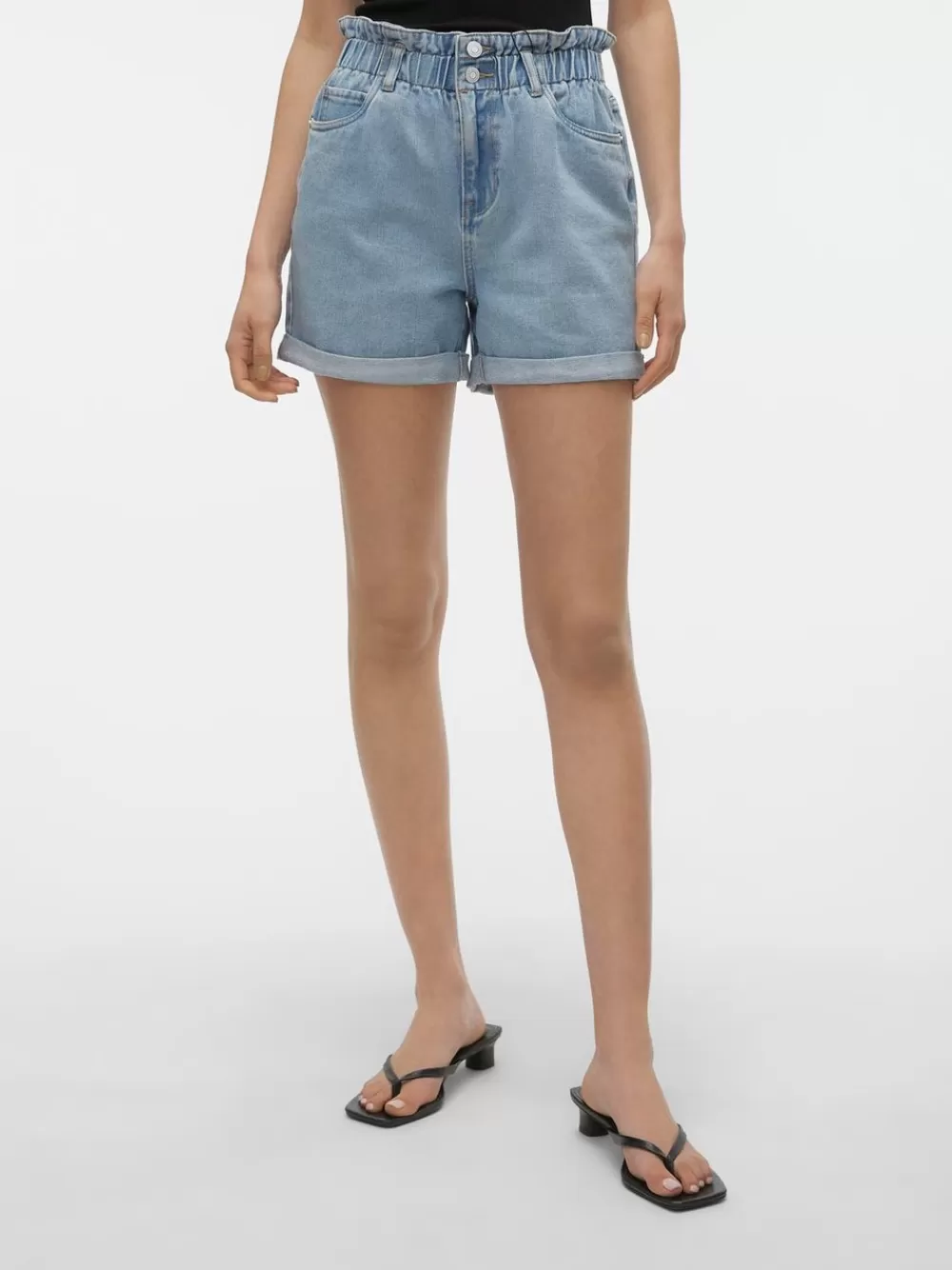 VERO MODA VMLYRA Shortsit Light Blue Denim Fashion