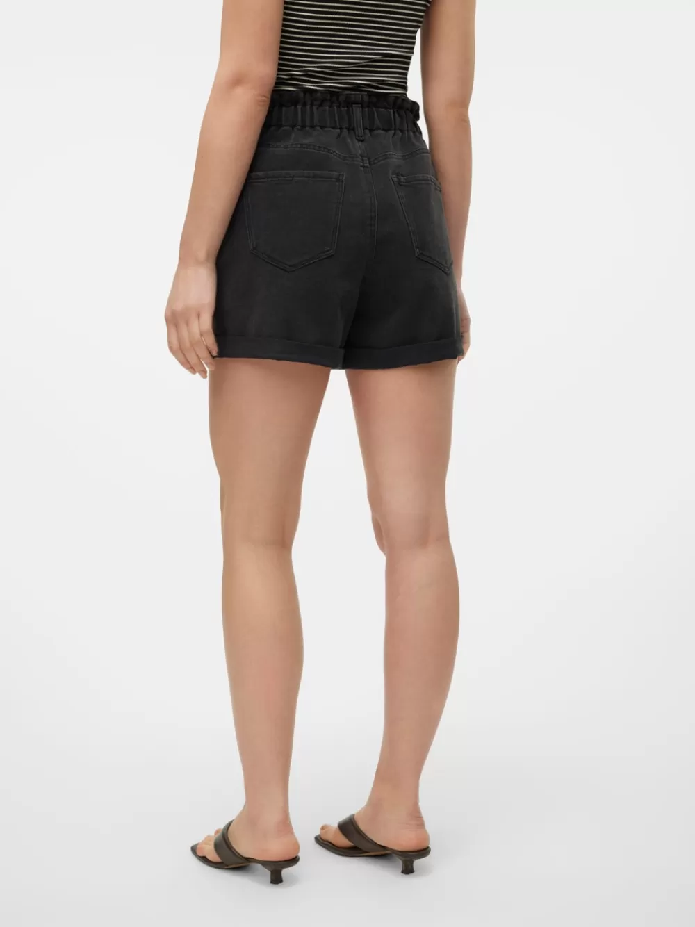 VERO MODA VMLYRA Shortsit Black Denim Clearance