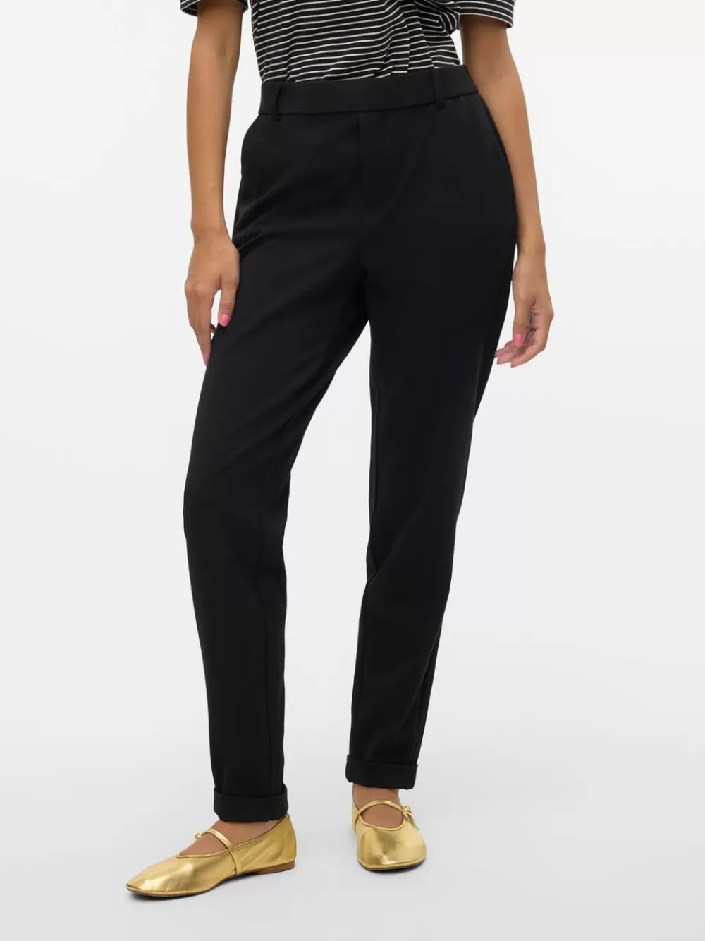 VERO MODA VMMAYA Normaali vyötärö Housut Black Shop