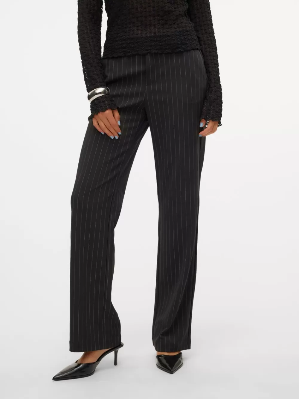 VERO MODA VMMAYA Normaali vyötärö Housut Black New