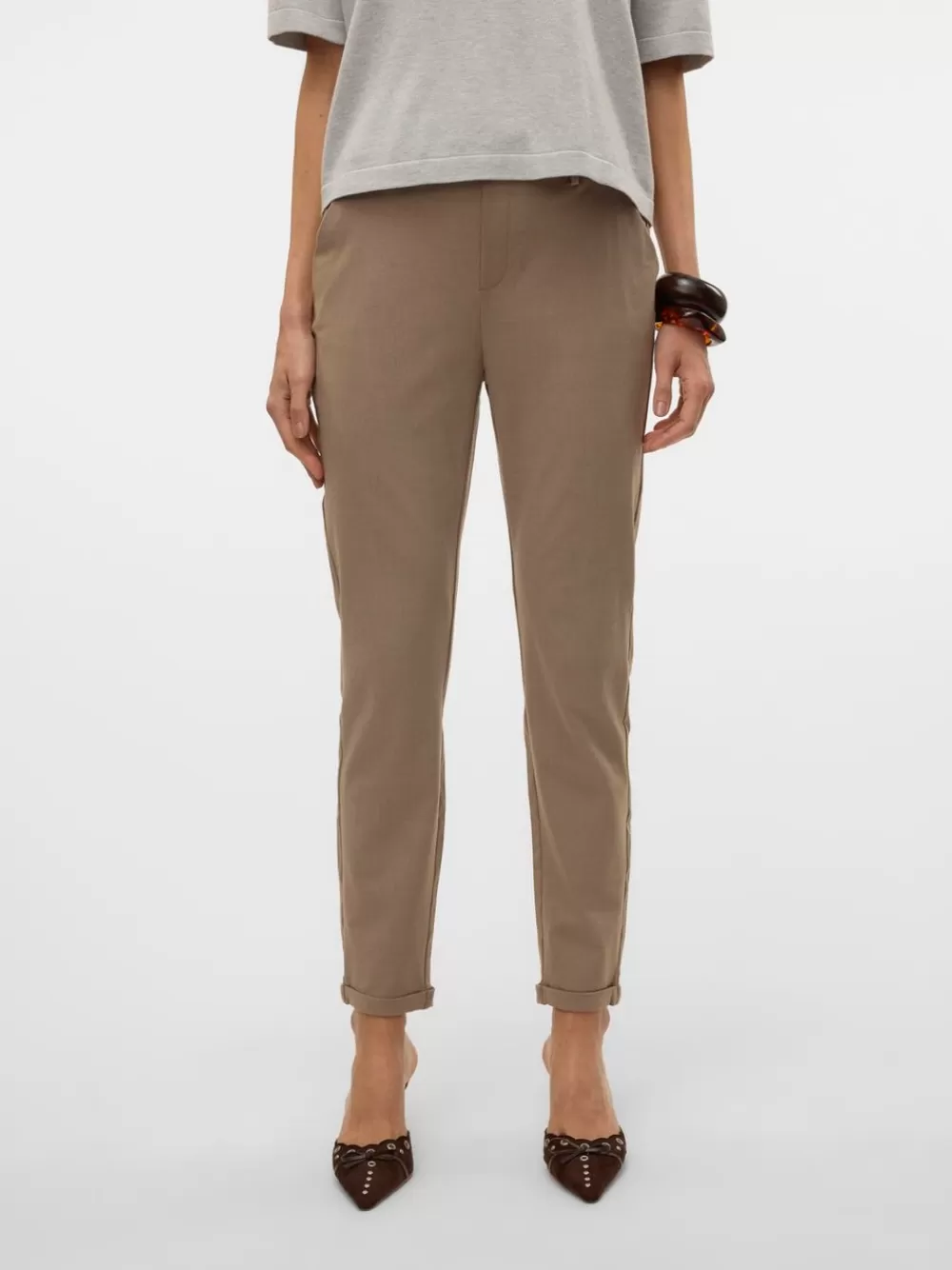 VERO MODA VMMAYA Normaali vyötärö Housut Fossil New