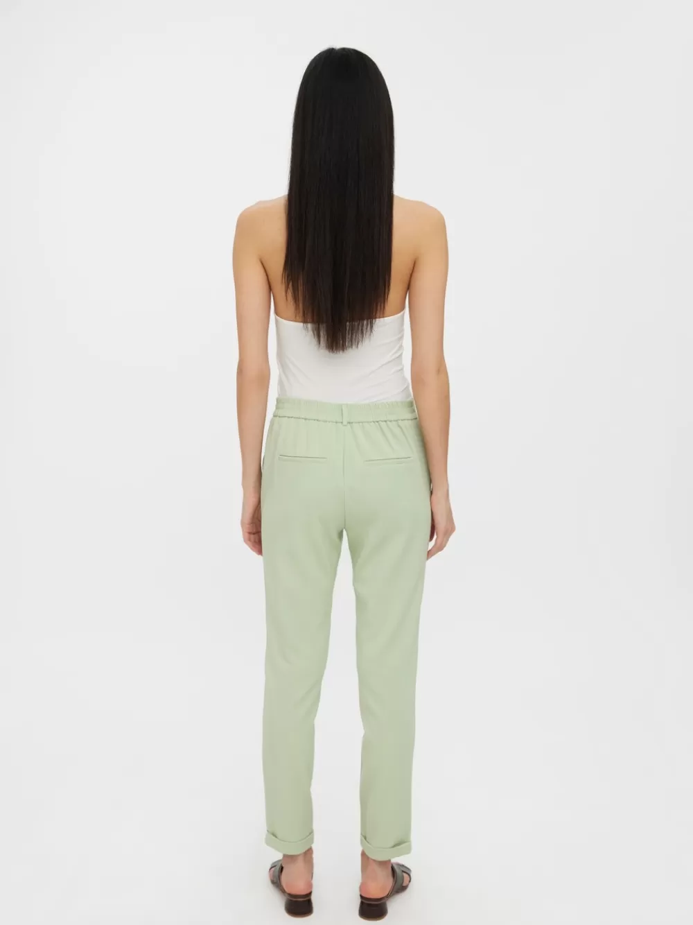 VERO MODA VMMAYA Normaali vyötärö Housut Laurel Green New