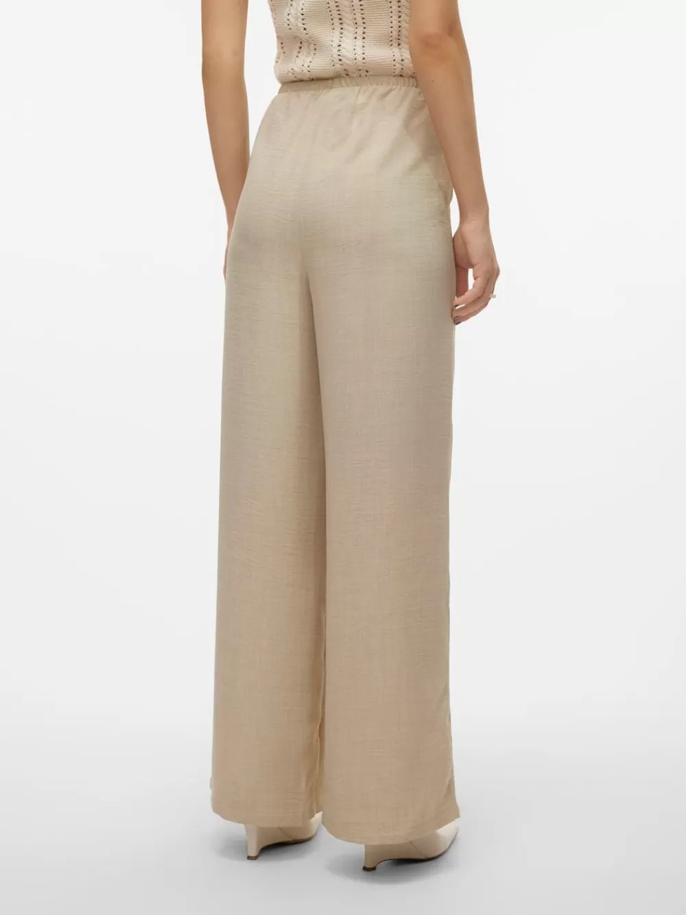 VERO MODA VMMELANEY Korkea vyötärö Housut Overcast Shop