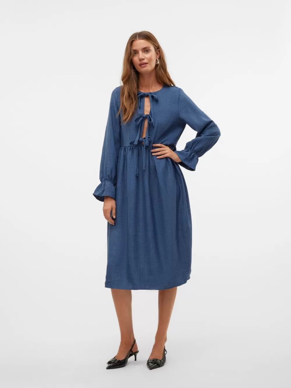 VERO MODA VMMELANEY Midimekko Dark Denim New