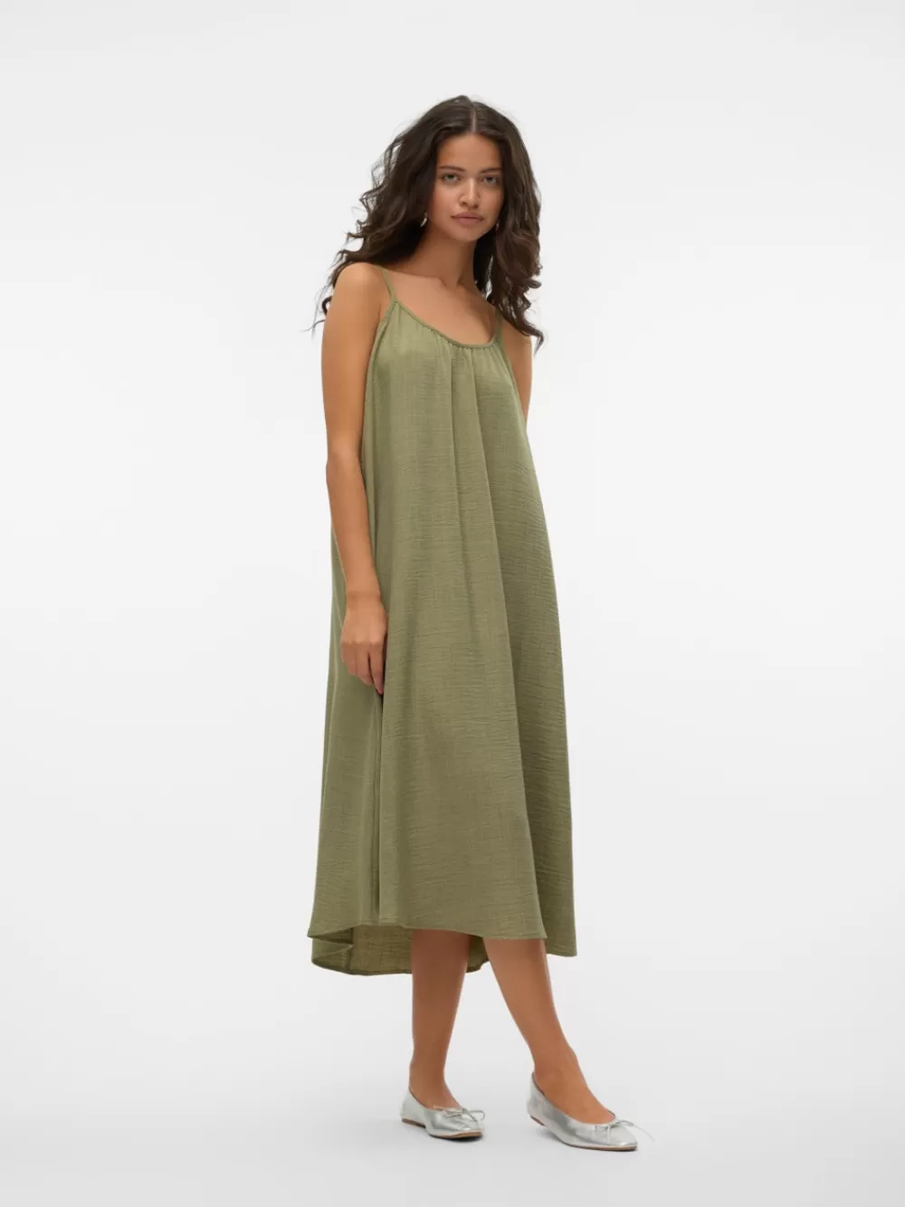VERO MODA VMMELANEY Midimekko Laurel Wreath Store