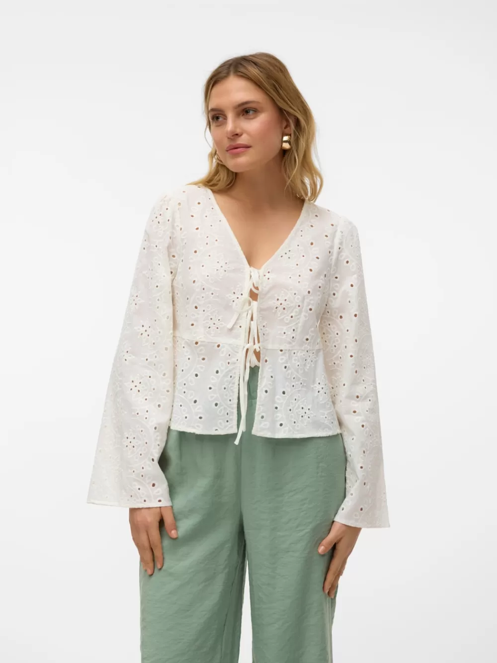 VERO MODA VMMELIS Topit Bright White Clearance