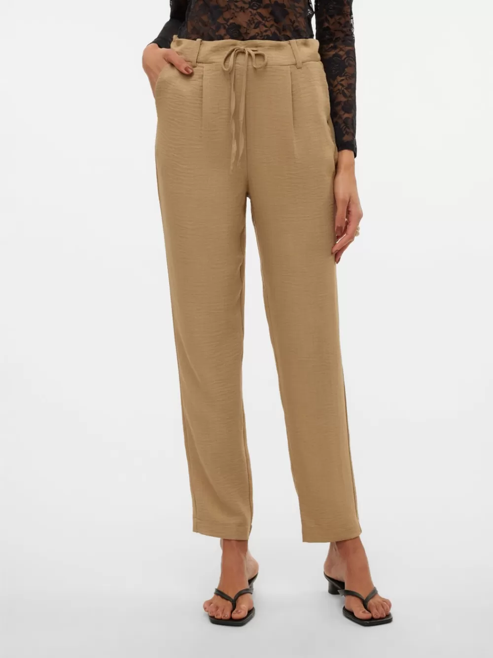 VERO MODA VMMELONEY Housut Silver Mink Cheap