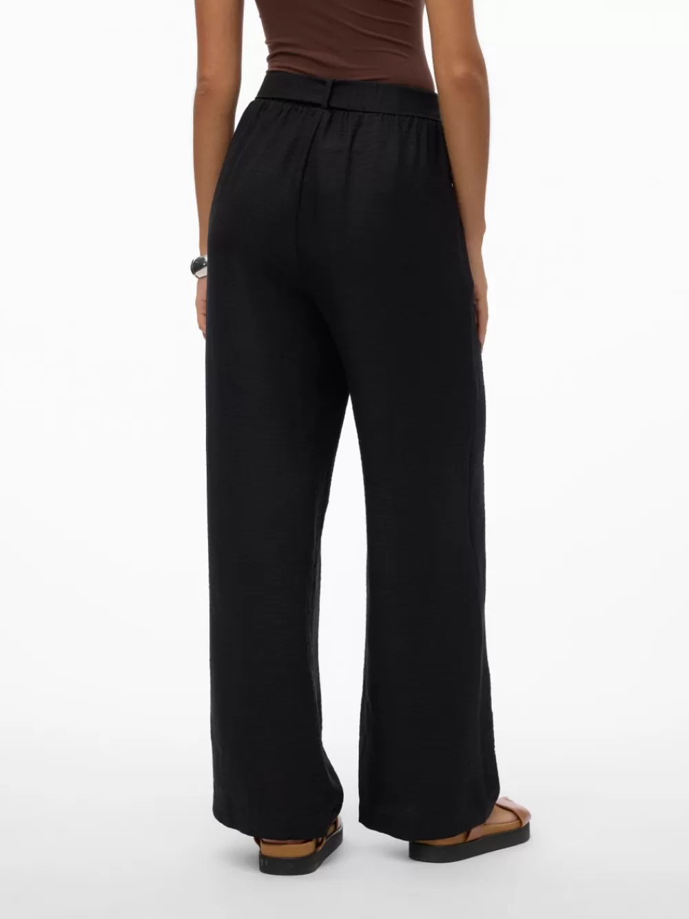 VERO MODA VMMELONY Korkea vyötärö Housut Black Best