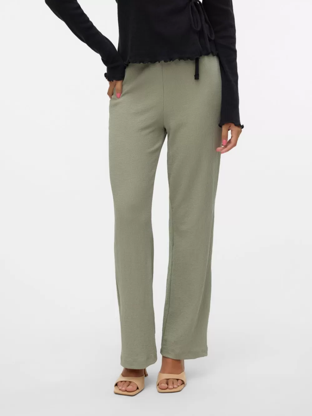 VERO MODA VMMERVE Housut Seagrass Best Sale