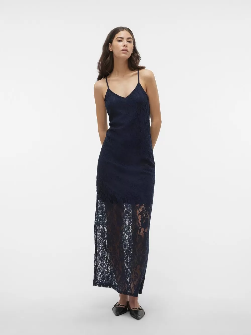 VERO MODA VMMILA Pitkä mekko Navy Blazer Best Sale