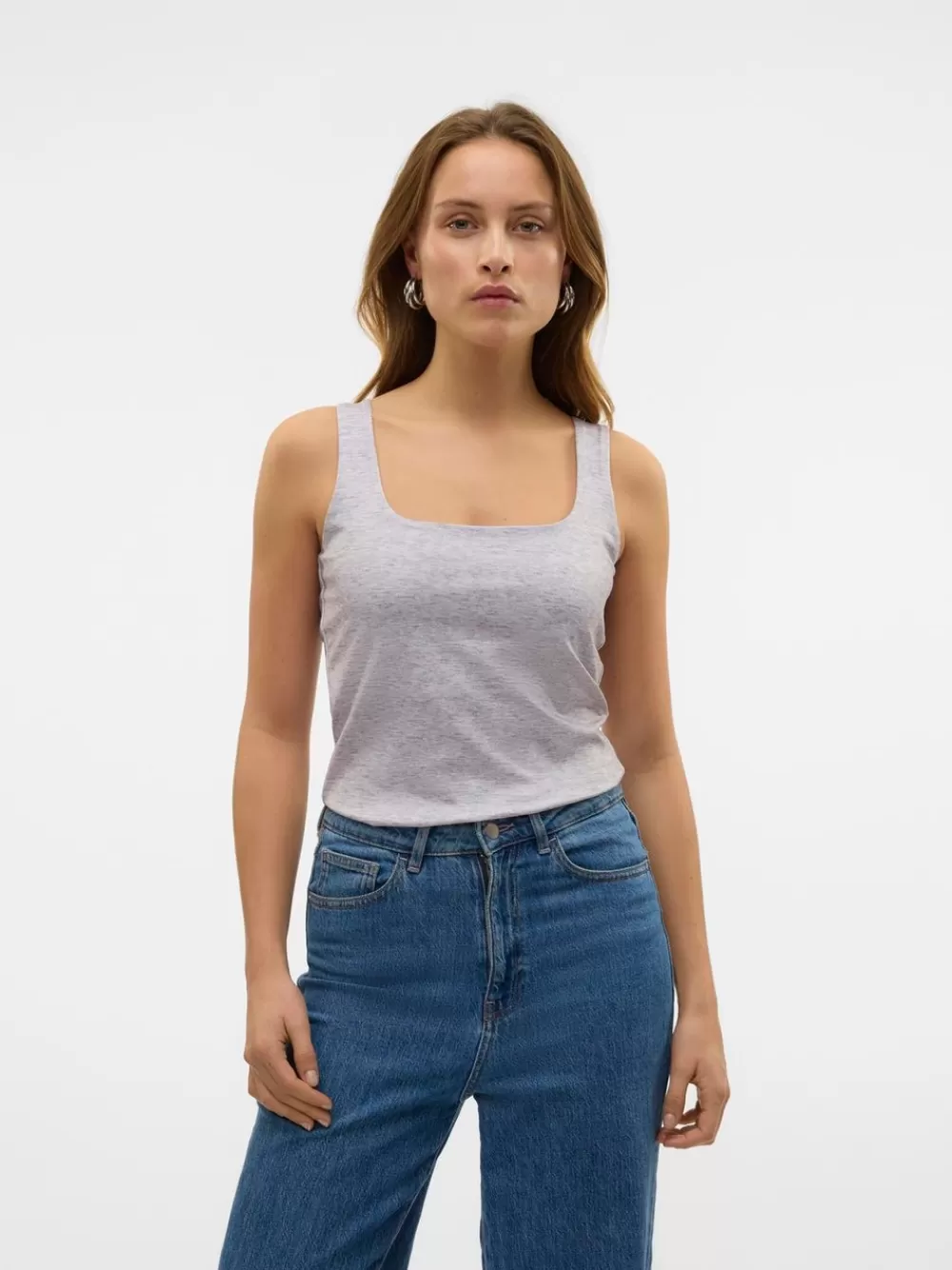 VERO MODA VMMILLION Topit Super Light Grey Melange Store