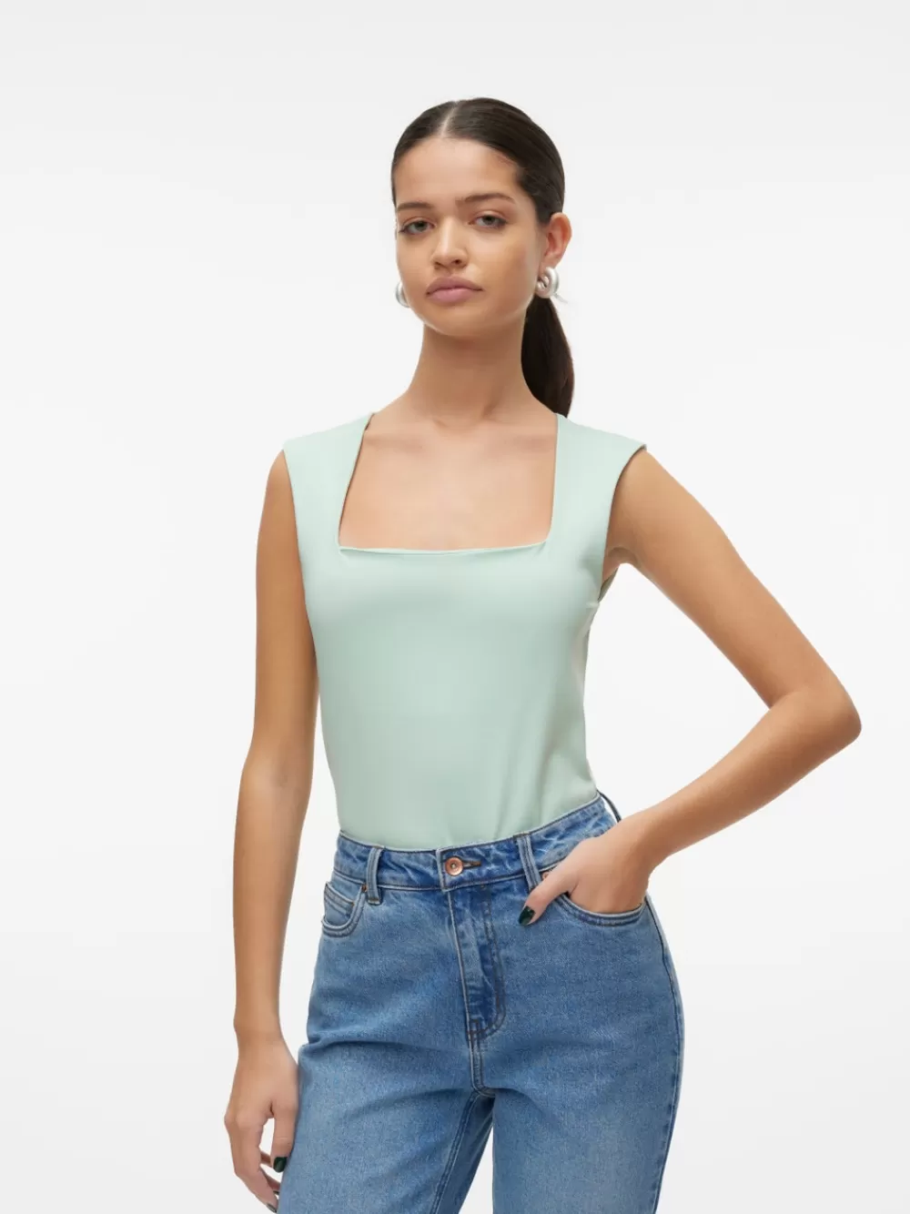 VERO MODA VMMILLION Topit Silt Green Cheap