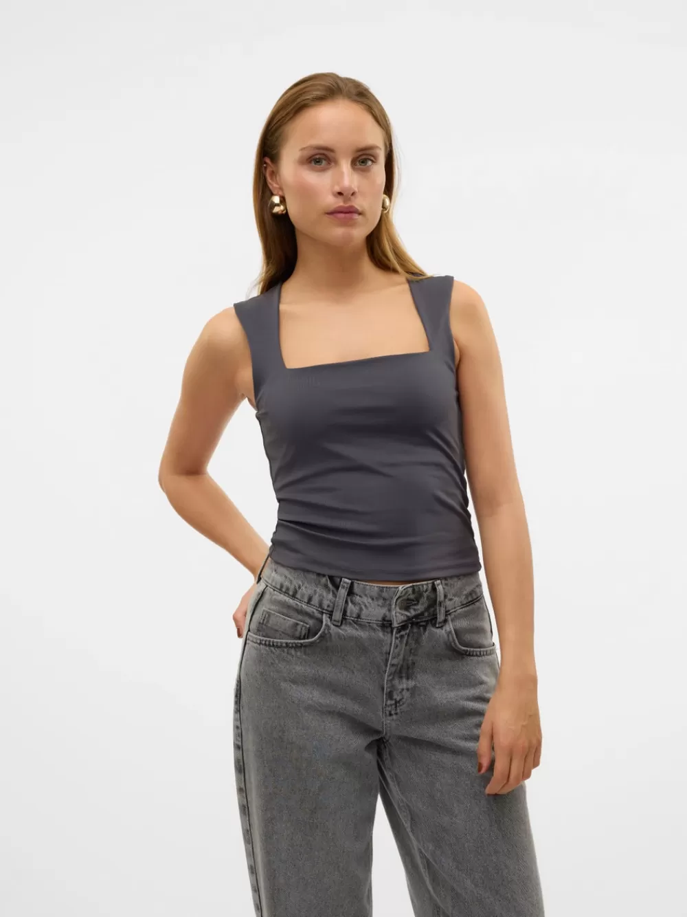 VERO MODA VMMILLION Topit Asphalt Best Sale