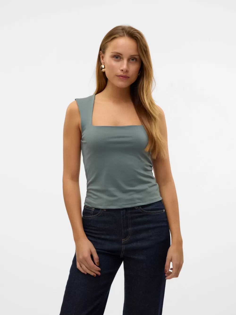 VERO MODA VMMILLION Topit Balsam Green Online